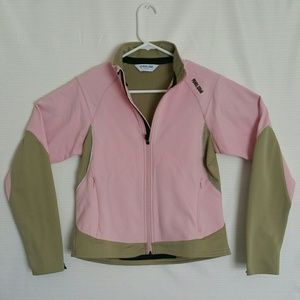 PEARL iZUMi bicycling jacket Size M pink & tan